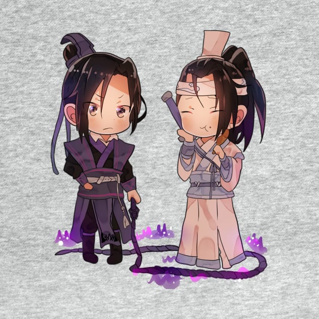 Lan Jingyi and Jiang Cheng by tegamiworks